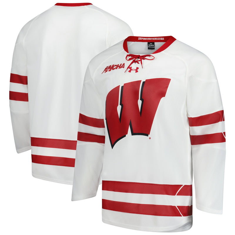 Wisconsin Badgers White jersey – view 1
