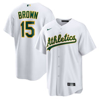 Athletics Seth Brown White jersey – view 1