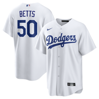 Los Angeles Dodgers Mookie Betts White jersey – view 1