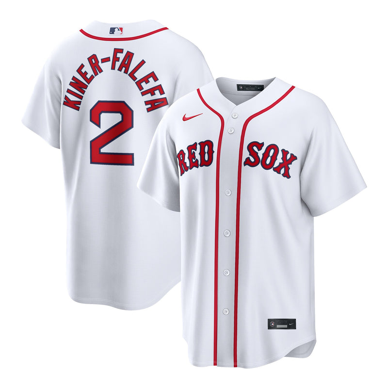 Boston Red Sox Isiah Kiner-Falefa White jersey – view 1