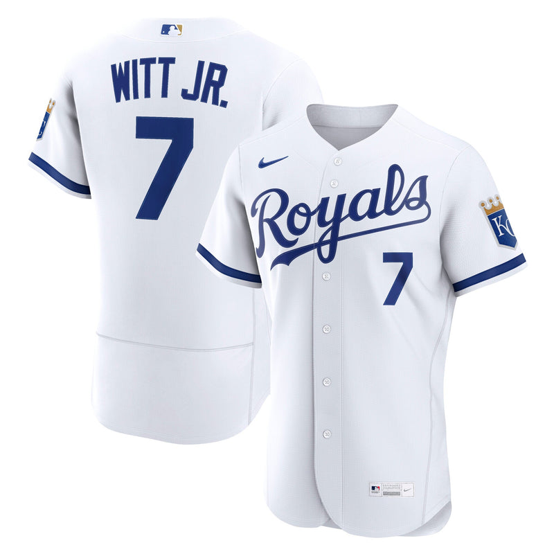 Kansas City Royals Bobby Witt Jr. White jersey – view 1