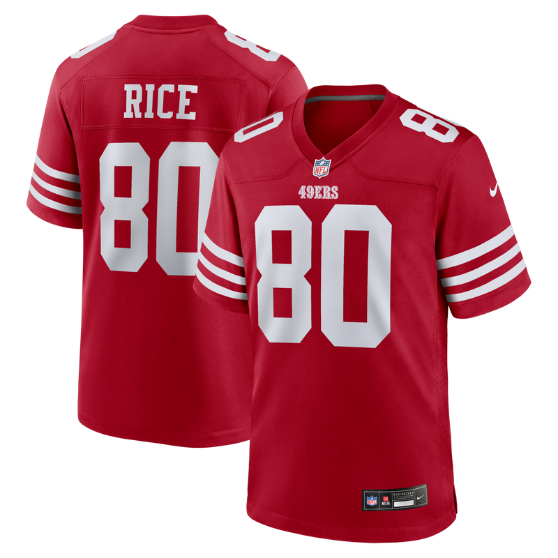 San Francisco 49ers Jerry Rice Scarlet jersey – view 1