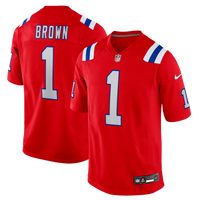 New England Patriots A.J. Brown Red jersey – view 1