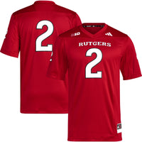 adidas Rutgers Scarlet Knights Scarlet jersey – view 2