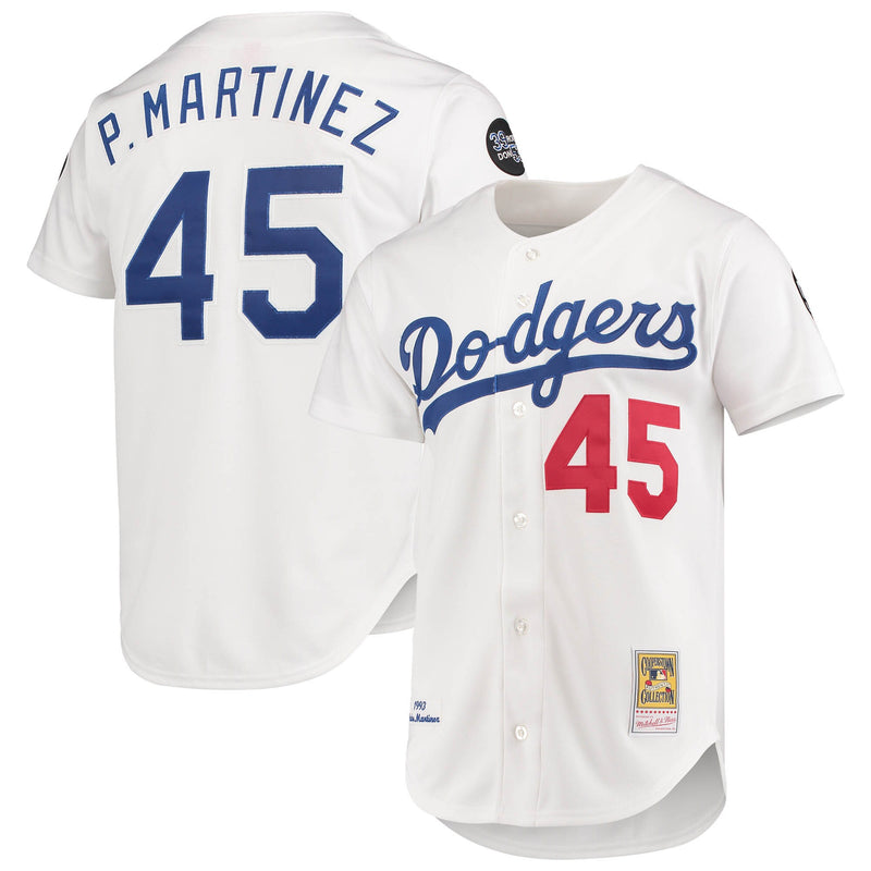 Los Angeles Dodgers Pedro Martinez White jersey – view 1