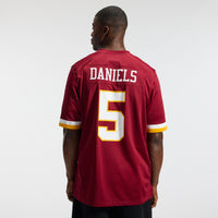 Washington Commanders Jayden Daniels Burgundy jersey – view 4