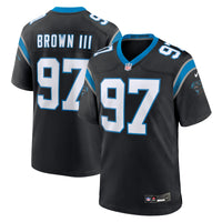 Carolina Panthers Bobby Brown III Black jersey – view 1
