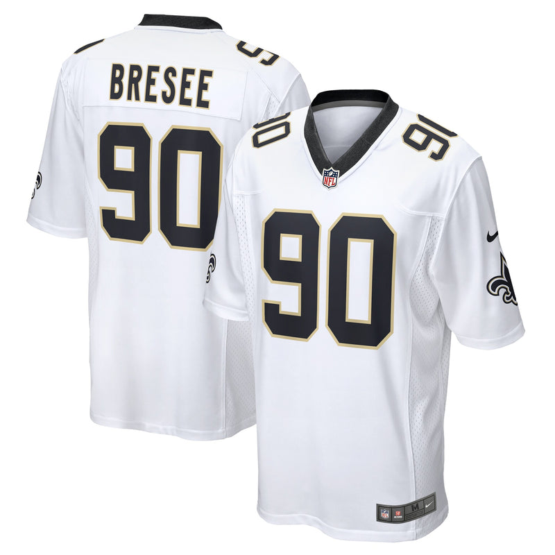 New Orleans Saints Bryan Bresee White jersey – view 1