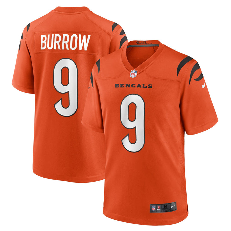Cincinnati Bengals Joe Burrow Orange jersey – view 1