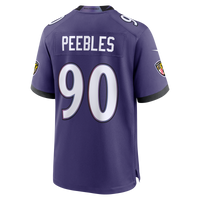 Baltimore Ravens Aeneas Peebles Purple jersey – view 4