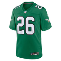 Philadelphia Eagles Saquon Barkley Green jersey – view 3