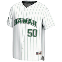 Hawaii Rainbow Warriors Lightweight White jersey – view 3