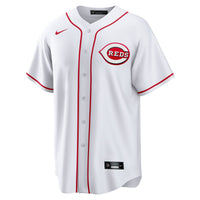 Cincinnati Reds Elly De La Cruz White jersey – view 3