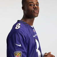 Baltimore Ravens Lamar Jackson Purple jersey – view 10
