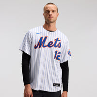New York Mets Francisco Lindor White jersey – view 3