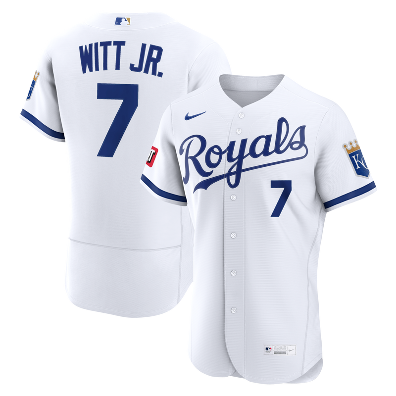 Kansas City Royals Bobby Witt Jr. White jersey – view 1