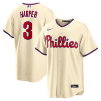 Philadelphia Phillies Bryce Harper Cream jersey – view 1