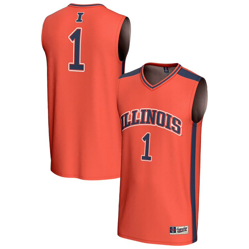Illinois Fighting Illini Lightweight Orange jersey – view 1