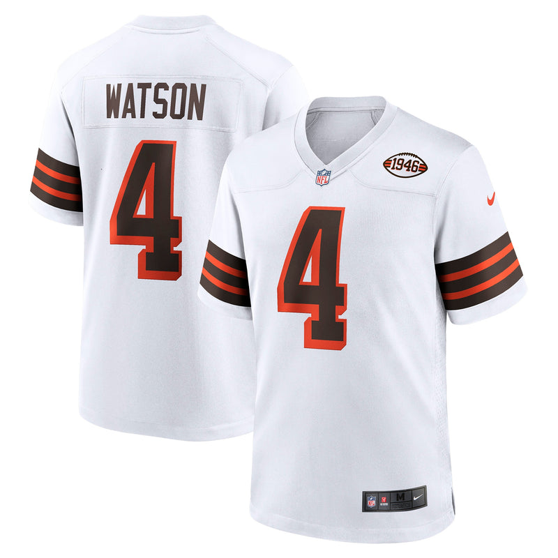 Cleveland Browns Deshaun Watson White jersey – view 1