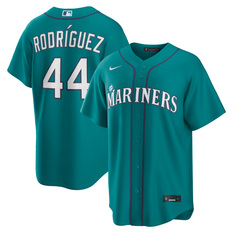 Seattle Mariners Julio Rodríguez Teal jersey – view 1