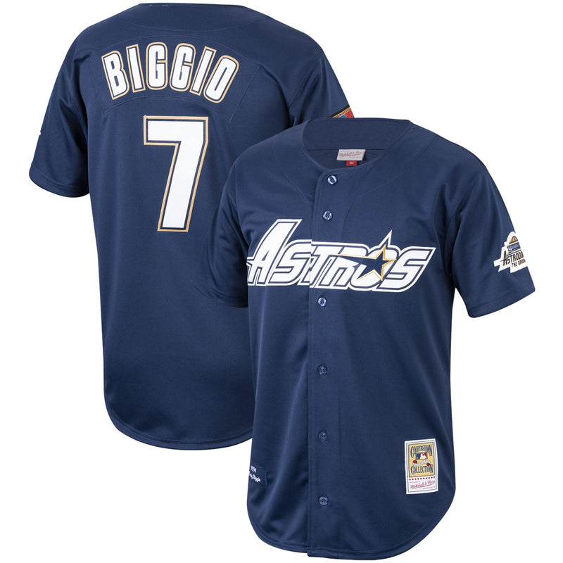 Houston Astros Craig Biggio Navy jersey – view 1