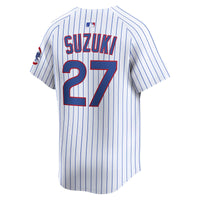 Chicago Cubs Seiya Suzuki White jersey – view 4
