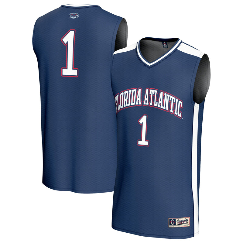 Florida Atlantic Owls Navy jersey – view 1