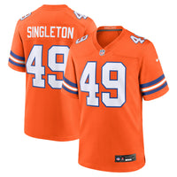 Denver Broncos Alex Singleton Orange jersey – view 1