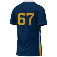 West Virginia Mountaineers Navy jersey – view 4