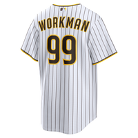 San Diego Padres Gage Workman White jersey – view 6