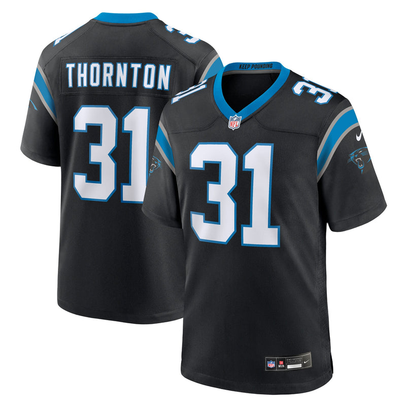 Carolina Panthers Corey Thornton Black jersey – view 1