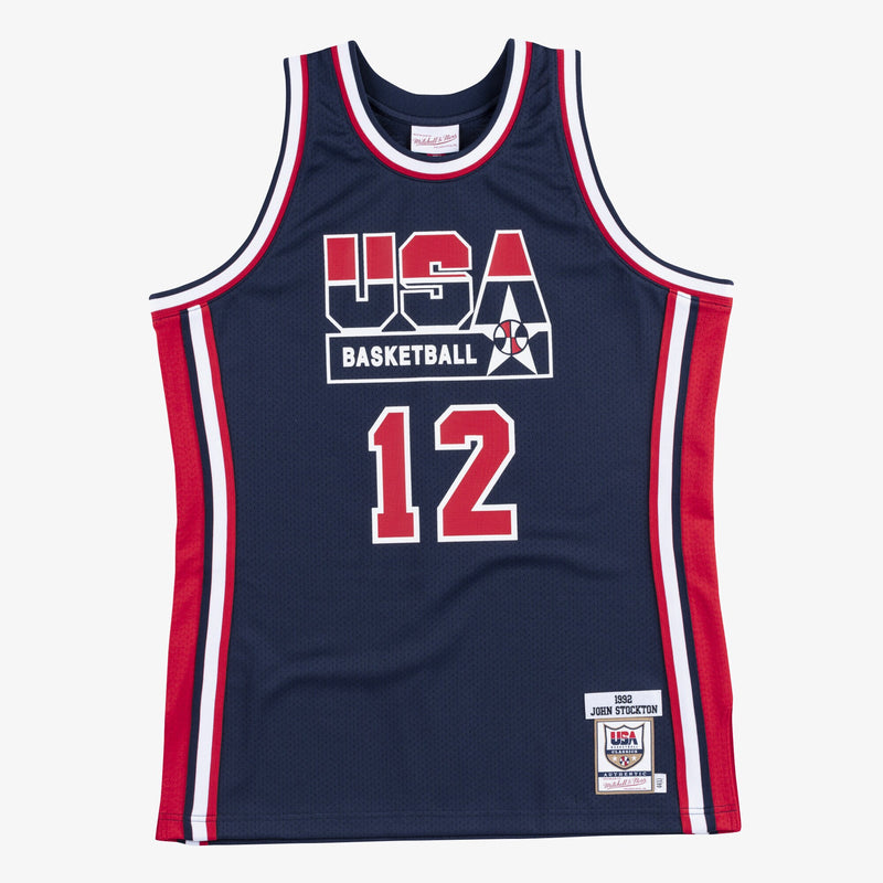 USA Basketball Mitchell & Ness Authentic Jersey John Stockton 1992 – view 1