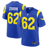 Los Angeles Rams Payton Zdroik Royal jersey – view 1