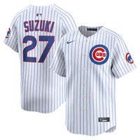 Chicago Cubs Seiya Suzuki White jersey – view 1