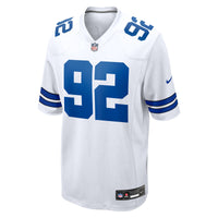 Dallas Cowboys Quinnen Williams White jersey – view 3