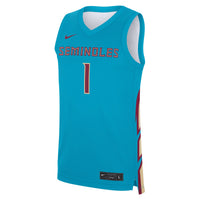 Nike #1 Turquoise Florida State Seminoles Alternate Replica Jersey – view 3