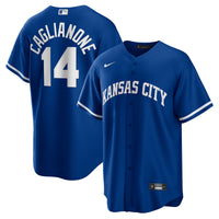 Kansas City Royals Jac Caglianone Royal jersey – view 1