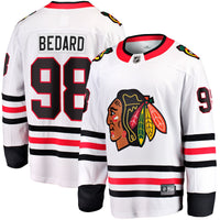 Chicago Blackhawks Connor Bedard White jersey – view 1