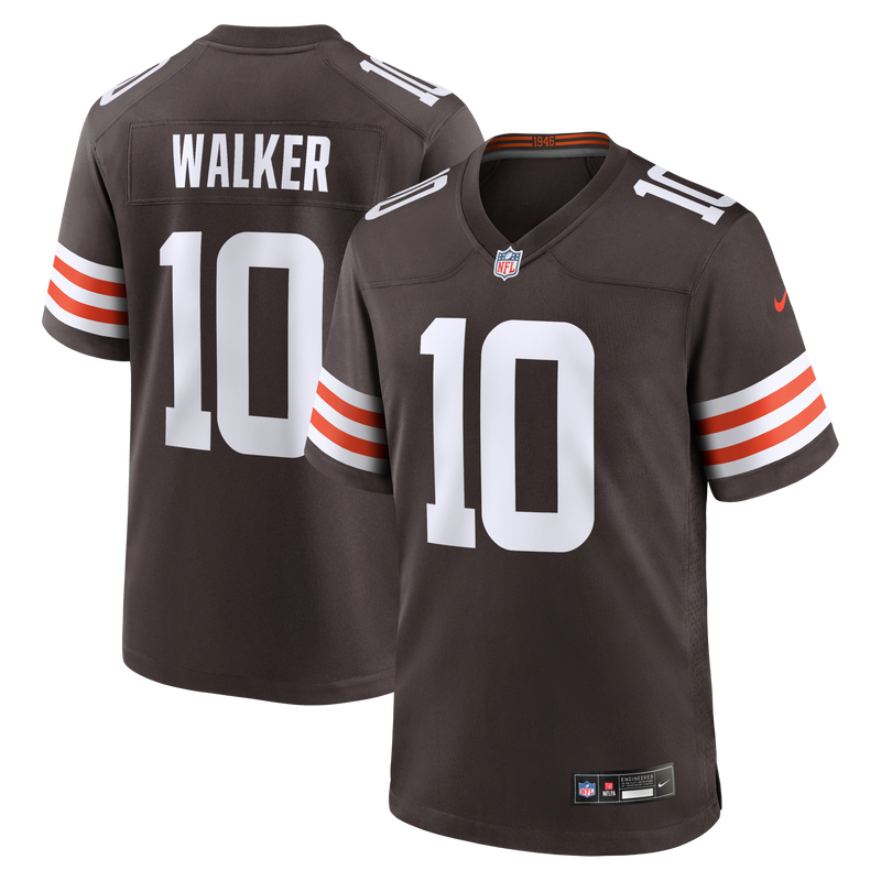 Cleveland Browns Phillip Walker Brown jersey – view 1
