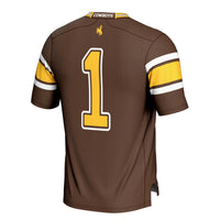 GameDay Greats #1 Brown Wyoming Cowboys Football Jersey – view 4