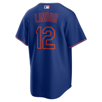 New York Mets Francisco Lindor Royal jersey – view 4