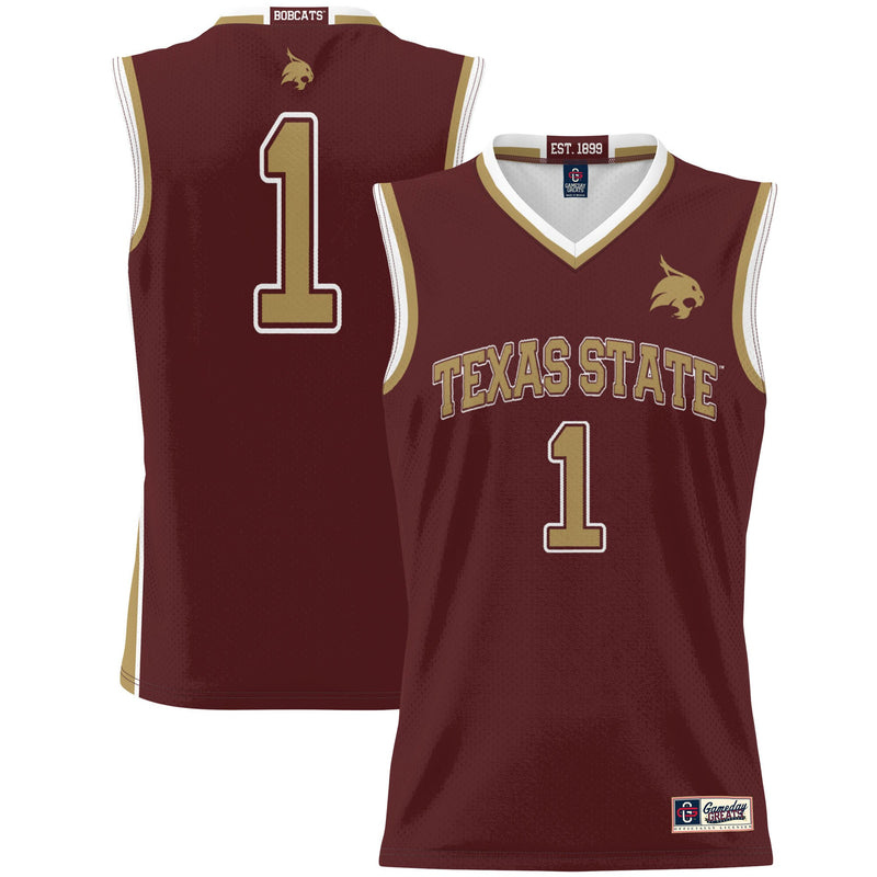 Texas State Bobcats Maroon jersey – view 1