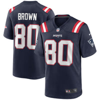 New England Patriots Troy Brown Navy jersey – view 2