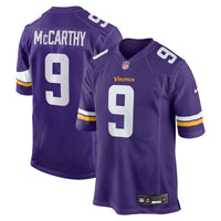 Minnesota Vikings J.J. McCarthy Purple jersey – view 1