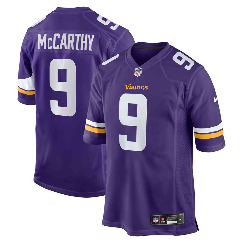 Minnesota Vikings J.J. McCarthy Purple jersey – view 1
