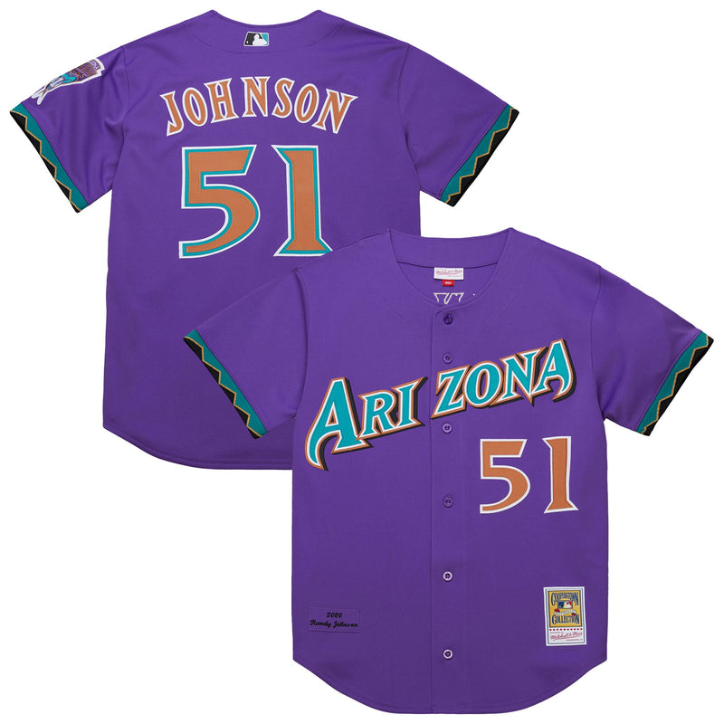 Arizona Diamondbacks Randy Johnson Purple jersey – view 1