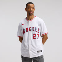 Los Angeles Angels Mike Trout White jersey – view 3