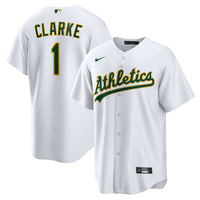 Athletics Denzel Clarke White jersey – view 2