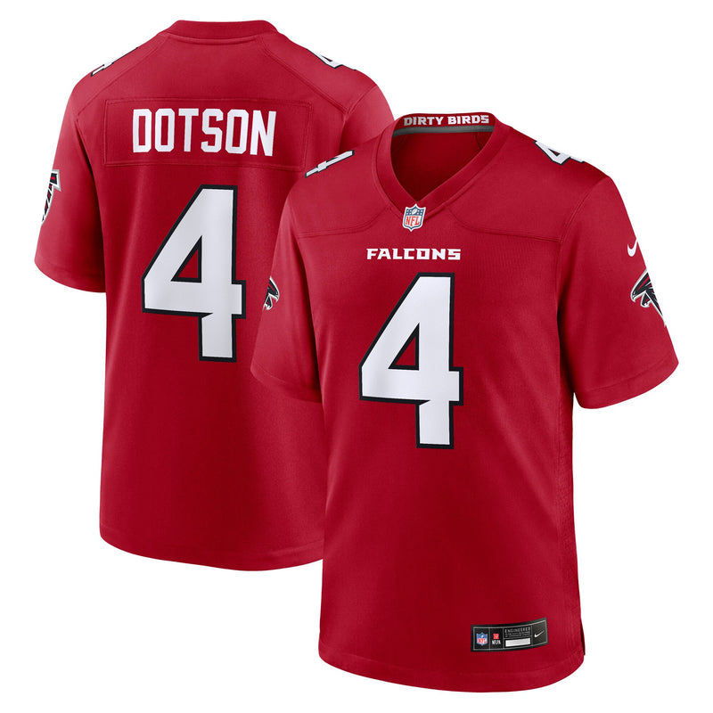 Atlanta Falcons Jahan Dotson Red jersey – view 1