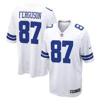 Dallas Cowboys Jake Ferguson White jersey – view 2